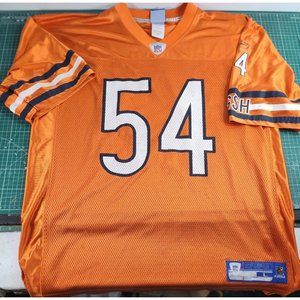 Chicago Bears Brian Urlacher # 54 Mens L Orange Football NFL Jersey Reebok